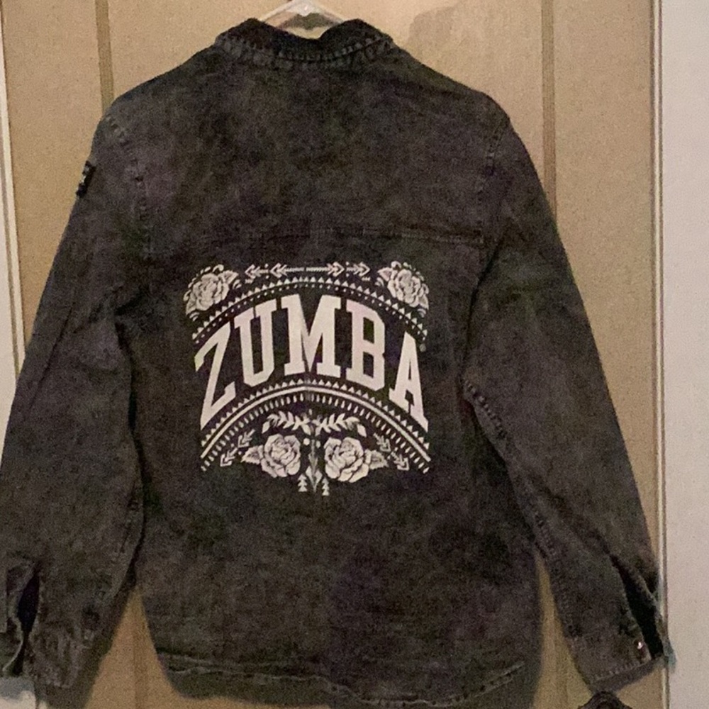 Zumba Gray denim shirt
